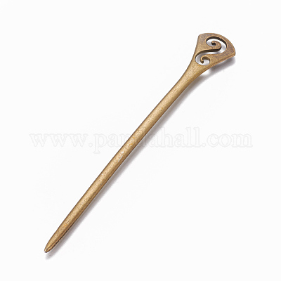 Накладки на волосы из тибетского сплава&nbsp;OHAR-WH0016-06B-1