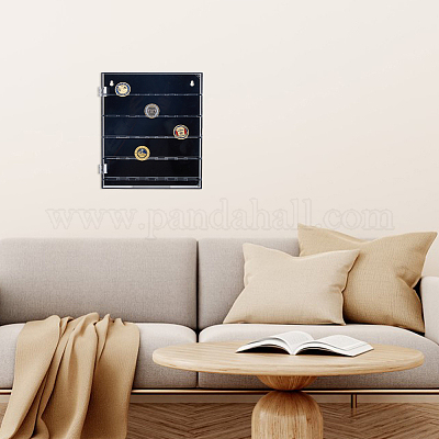 Акриловые коробки для сбора монет&nbsp;CON-WH0086-165-1