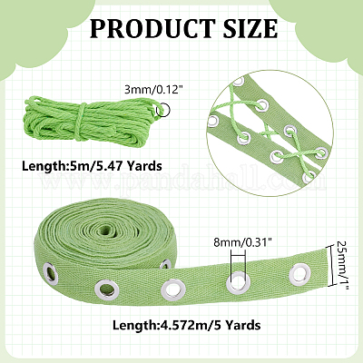 Хлопковые ленты с рисунком «елочка»&nbsp;OCOR-WR0001-55B-1