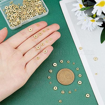 Spacer бисер латунные&nbsp;KK-FH0001-84G-1