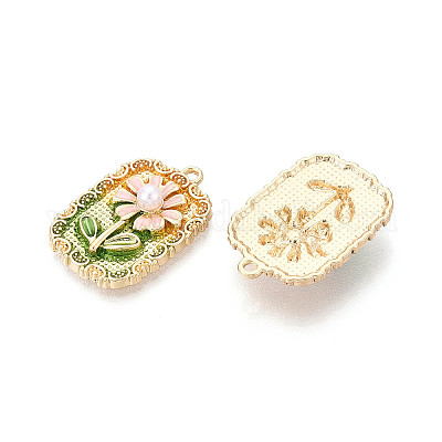 Подвески из эмали&nbsp;ENAM-T024-82A-G-1