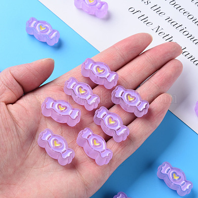 Прозрачные акриловые бусины&nbsp;MACR-S374-05B-03-1