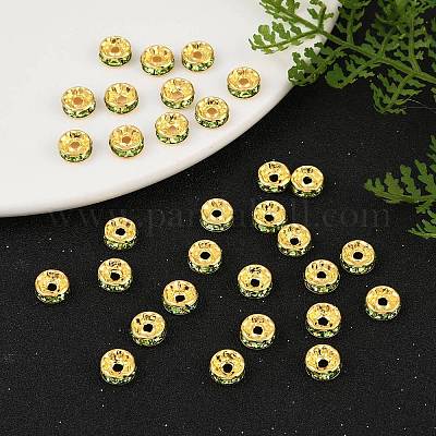 Латунь марки А горный хрусталь Spacer бисер&nbsp;RSB038NF-10G-1