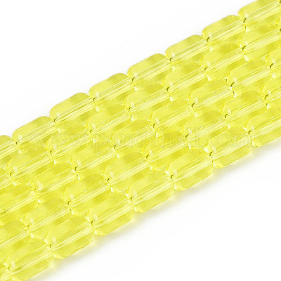 Прозрачные стеклянные бусины&nbsp;GLAA-T028-14T-01-1