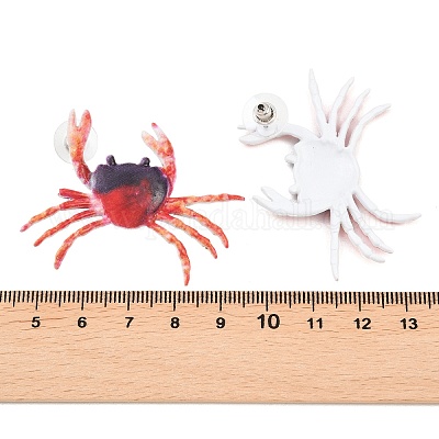 Сплав эмаль серьги&nbsp;LS-EJEW-P334-02-1