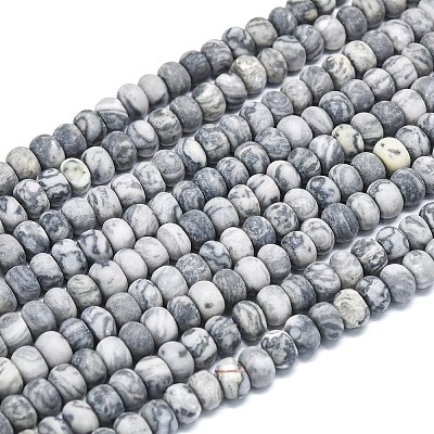 Натуральная карта каменные бусы пряди&nbsp;G-P575-A22-6x4mm-01-1