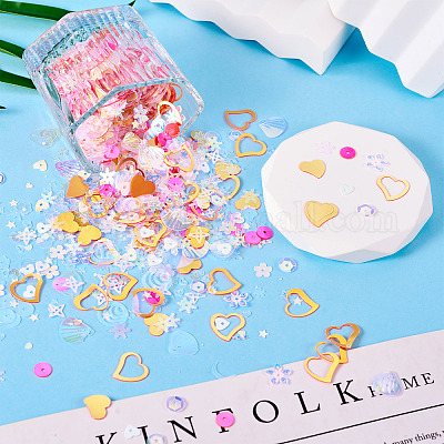 100 г пластиковых пайеток&nbsp;PVC-TA0001-04D-1