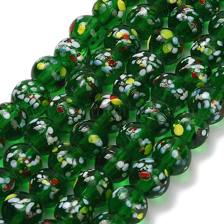 Бусы лэмпворк ручной работы LAMP-H071-01C-02-1