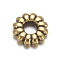 Tibetan Style Spacer Beads, Cadmium Free & Lead Free, Flower, Antique Golden, Size: about 6.5mm in diameter, Hole: 2mm