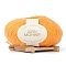25G Acrylic Fiber Knitting Yarn, for Shawl Scarf Doll Crochet Supplies, Round, Orange, 1mm
