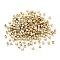 CCB Plastic Beads, Cube, Golden, 4x4x4mm, Hole: 1.5mm