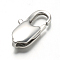 Non-Tarnish 304 Stainless Steel Lobster Claw Clasps, Stainless Steel Color, 18x9x4mm, Hole: 1x1.5mm
