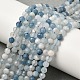 Природные Аквамарин бисер нитей&nbsp;G-A276-C09-4mm-02-2