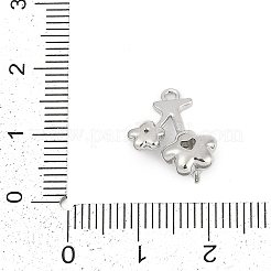 Латунные микро проложить кубического циркония подвески&nbsp;LS-ZIRC-P122-03C-P