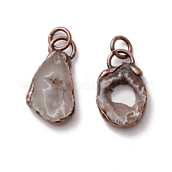 Естественно druzy агат подвески&nbsp;G-M383-20R