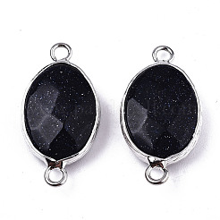 Синтетический синий золотой камень соединения / разъемы&nbsp;G-T131-102-01