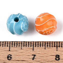 Непрозрачные акриловые бусины&nbsp;SACR-T017-42