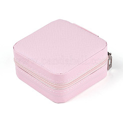 Квадратная шкатулка для ювелирных изделий из искусственной кожи&nbsp;PAAG-PW0012-05B