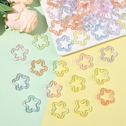 20шт прозрачные акриловые подвески&nbsp;MACR-YW0004-18A