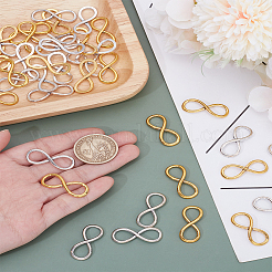 40 шт. 2-х цветные соединительные кольца из сплава в тибетском стиле&nbsp;FIND-LP0003-35