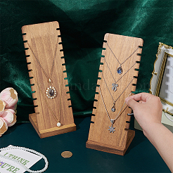 Кедровые украшения slan back подвеска ожерелье органайзер стенды для демонстрации&nbsp;ODIS-WH0078-23