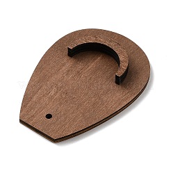 Деревянные подставки для браслетов с наклонной спинкой в форме капли ODIS-K004-05