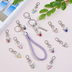 Украшение подвески из акрила и сплава&nbsp;HJEW-DC00005