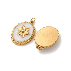 Подвески из нержавеющей стали 304 с эмалью&nbsp;STAS-U061-50G