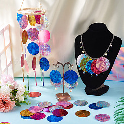 150 шт. ПВХ пайетки/звенья из пайеток&nbsp;PVC-TA0001-07B