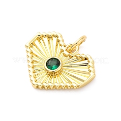 Латунные микро проложить кубического циркония подвески&nbsp;KK-D325-61G-01