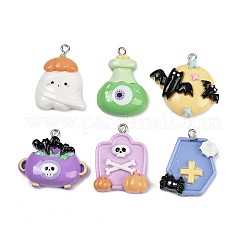 Подвески из непрозрачной смолы на хэллоуин&nbsp;RESI-C062-02