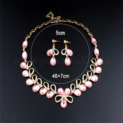 Ювелирные наборы из бисера из сплава цинка&nbsp;FS-WG57405-01