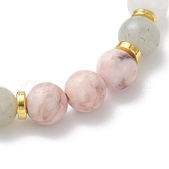 Браслеты из натурального машанского нефрита&nbsp;BJEW-JB12831