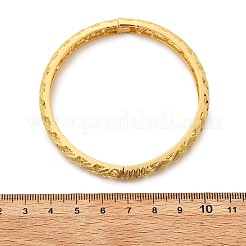 Латунные браслеты на петлях для женщин&nbsp;BJEW-D313-01G