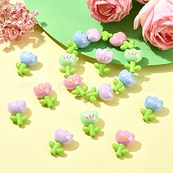 30шт эмалированные акриловые бусины&nbsp;OACR-CJ0002-01