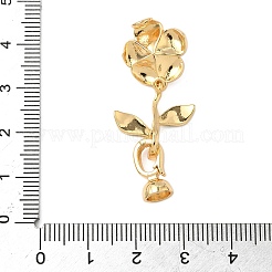 Застежки-бабочки из латуни с эмалью&nbsp;KK-S531-33G-B