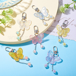 Бабочка акриловый кулон украшение&nbsp;HJEW-TAC0056