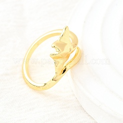 Латунные манжеты для женщин&nbsp;RJEW-F184-08A-G