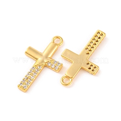 Латунные микропаве прозрачные подвески с фианитом&nbsp;X1-KK-U017-09E-G