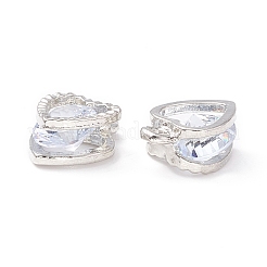 Подвески из прозрачного кубического циркония из сплава&nbsp;ZIRC-A022-03P