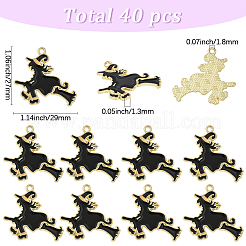 Подвески из эмали из сплава на Хэллоуин&nbsp;FIND-SC0018-12