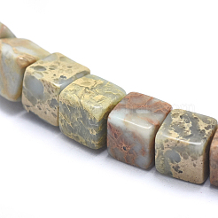 Натуральные бусины из аква терра яшмы&nbsp;G-I213-01-6mm