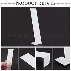 Акриловая подставка для шпильки для волос&nbsp;LS-ODIS-WH0009-02A