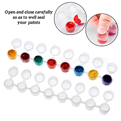 Пластиковые пустые стаканчики с краской с крышками&nbsp;DIY-PH0027-11