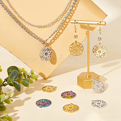 18шт. 3-х цветная подвеска из нержавеющей стали 304&nbsp;STAS-DC0012-38