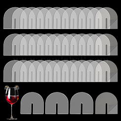 50 шт. акриловые бирки для бокалов для вина&nbsp;FIND-NB0013-02A