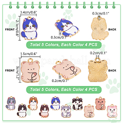 Подвески из сплава с принтом в 20 стилях&nbsp;FIND-PH0021-07