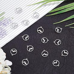 30 шт. подвески из нержавеющей стали 201&nbsp;STAS-UN0034-41