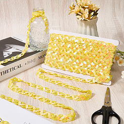 Бусины-пайетки из полиэстера&nbsp;OCOR-WH20004-06F