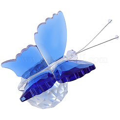1шт стеклянные хрустальные бабочки для украшения витрины&nbsp;LAMP-CN0001-01B